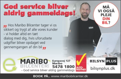 Annonce for  Maribo Bilcenter Aps