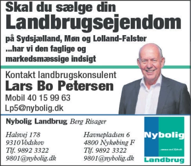 Annonce for  Nybolig Landbrug -