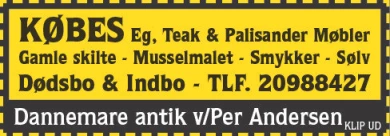 Annonce for  Dannemare Antik