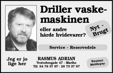 Annonce for  Rasmus Adrian