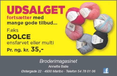 Annonce for  Broderimagasinet