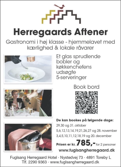 Annonce for  Fuglsang Herregård