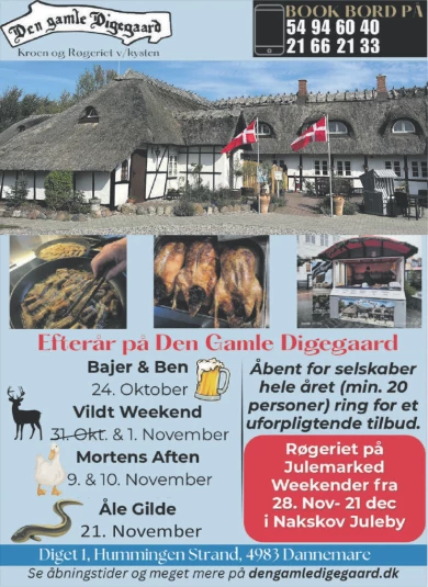 Annonce for  Den Gamle Digegaard
