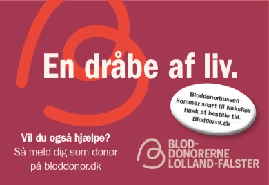Annonce for  Lolland-Falsters Bloddonorer