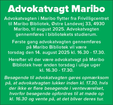Annonce for  Advodan Maribo