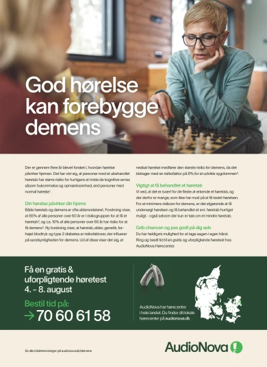 Annonce for  Sonova Retail Denmark A/S