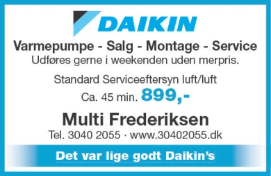 Annonce for  Multi Frederiksen