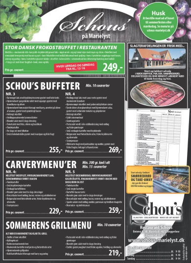 Annonce for  Schou's Kødcenter