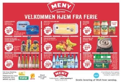 Annonce for  Meny Havnen