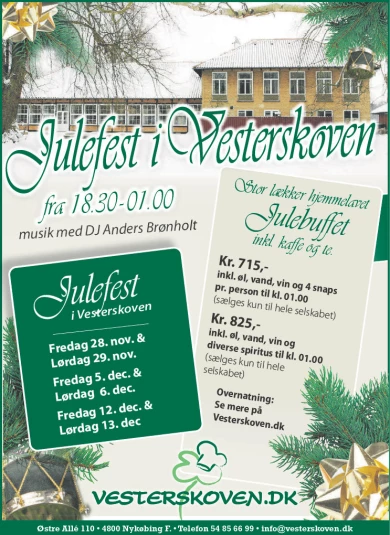 Annonce for  Vesterskoven