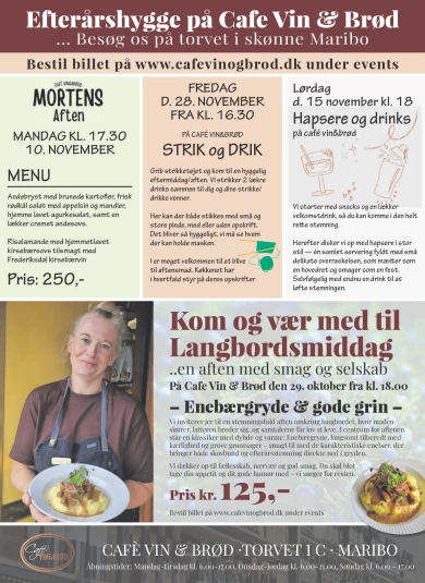 Annonce for  Cafe Vin & Brød