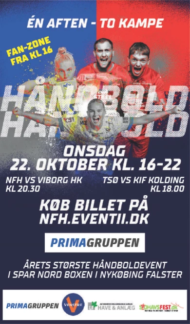 Annonce for  Team Sydhavsøerne A/S