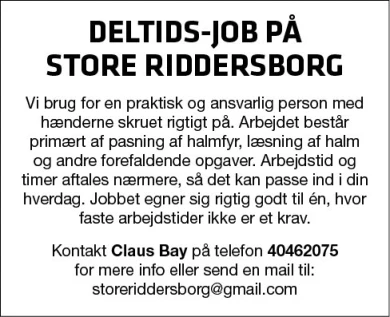 Annonce for  Claus Bay