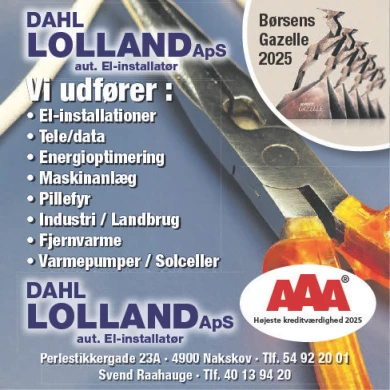 Annonce for  Dahl Lolland Aps