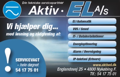 Annonce for  Aktiv-El A/S