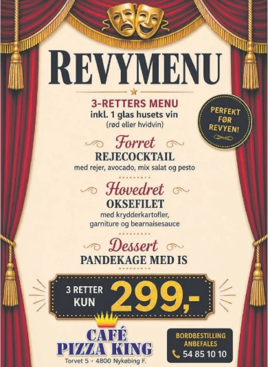 Annonce for  Pizza King